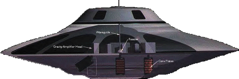 Cutaway of Sport Model Flying Disc