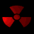 3D Radioactivity Symbol