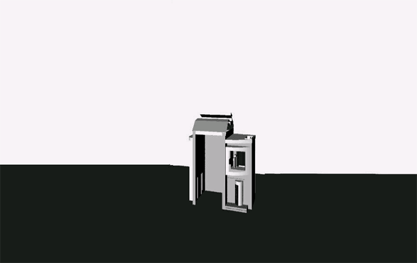 Spacecraft Traveling at 0.98c Relative to Aircraft Hanger on Earth As Seen By Spacecraft Observer