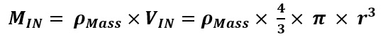 Mass is Function of Density and Volume