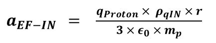 Nuclear Internal Electric Field Proportional to Radial Distance from Center of Nucleus