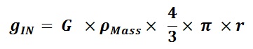Nuclear Internal Gravity Field Proportional to Radial Distance from Center of Nucleus