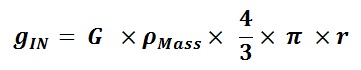 Nuclear Internal Gravity Field Proportional to Radial Distance from Center of Nucleus