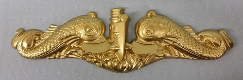 Submarine Officer Gold Dolphins - Qualified in Submarines
