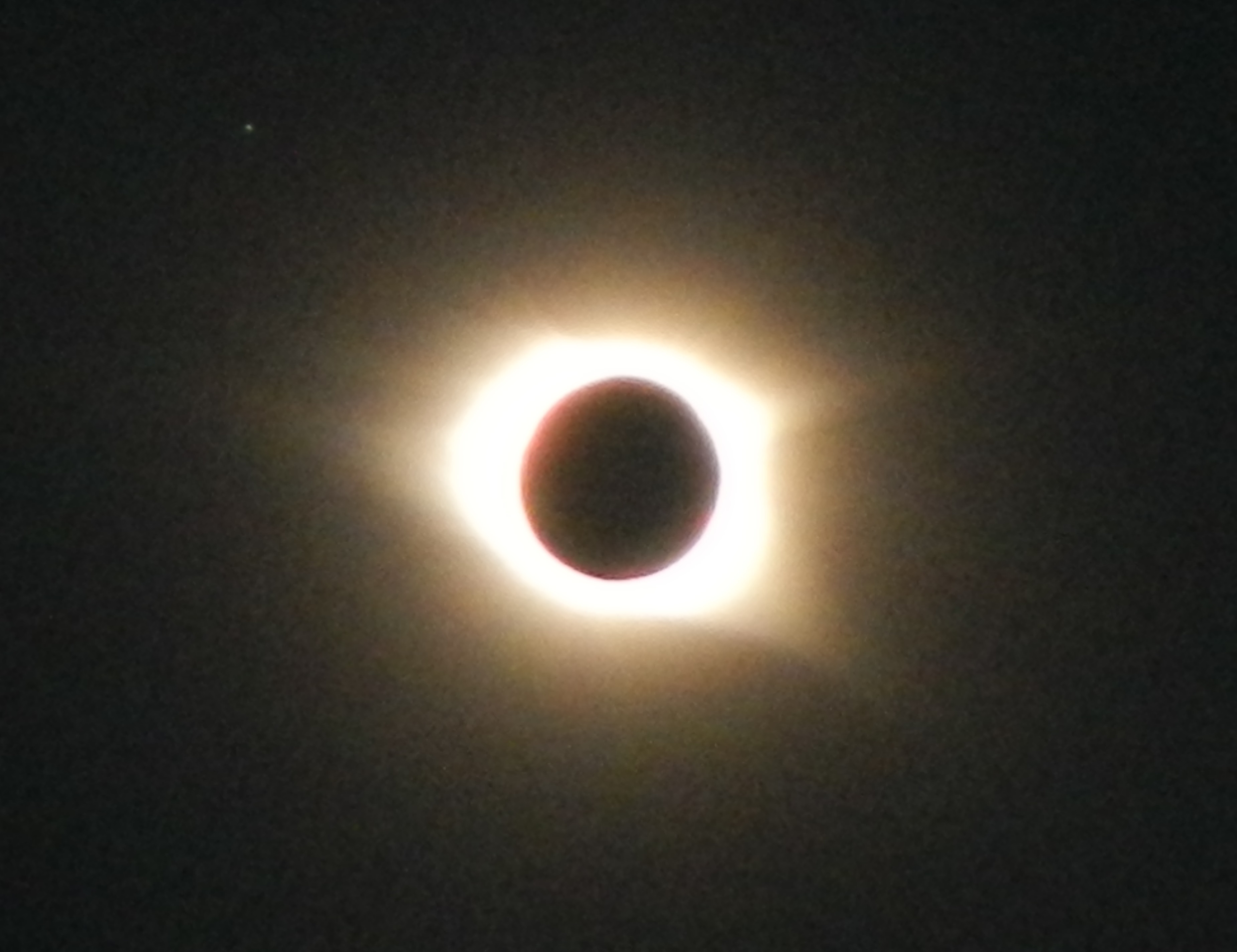 Total Solar Eclipse Photographed from Ken Wright’s Digital Camera